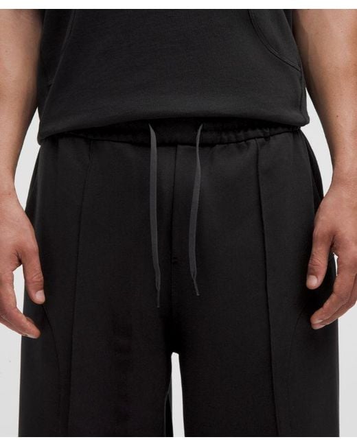 lululemon athletica Black – Ponte Wide-Leg Pintuck Trousers Slnsh Collection – – Size Large for men