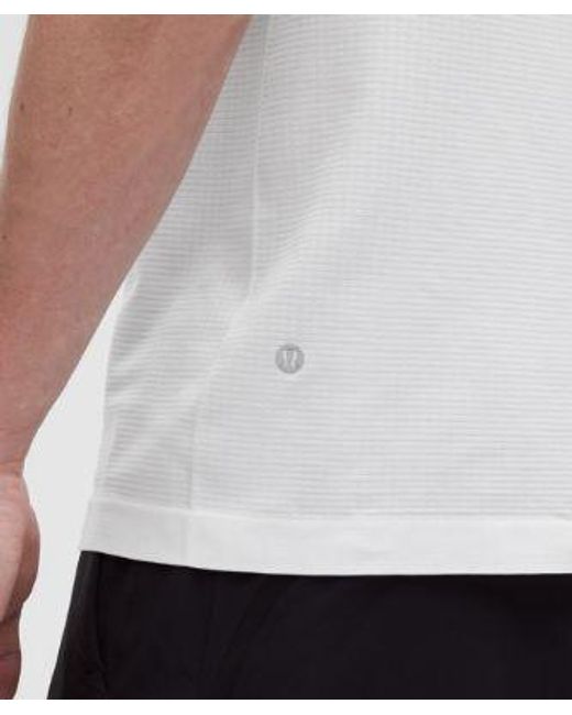 lululemon athletica White Metal Vent Tech Sleeveless Shirt for men