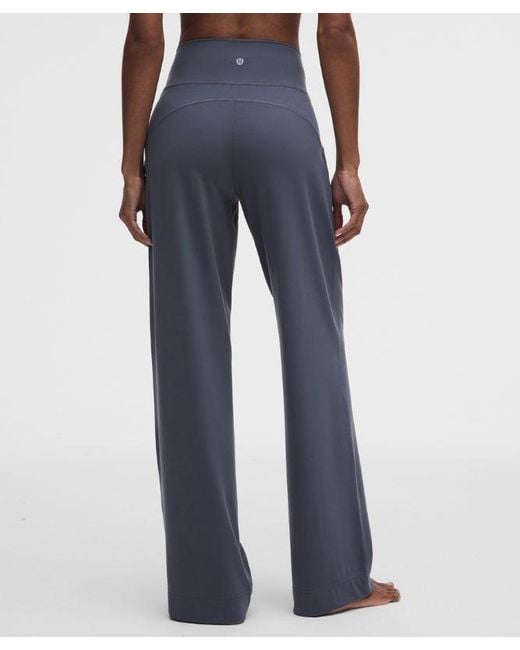 lululemon athletica Black – Groove High-Rise Wide-Leg Pants Regular – – Size 4