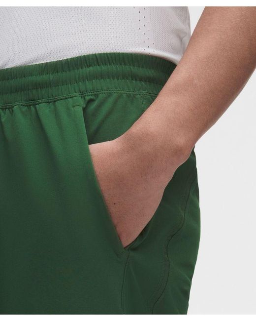 lululemon athletica Green – Pace Breaker Linerless Shorts – 7" – – Size Large for men