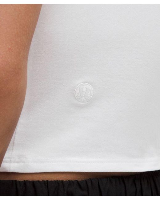 lululemon athletica White – Organic Baby Tee Collegiate – – Size Large