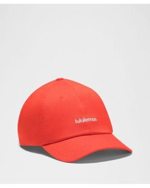 lululemon athletica Red – Classic Ball Cap Wordmark – – Size Large/Xl