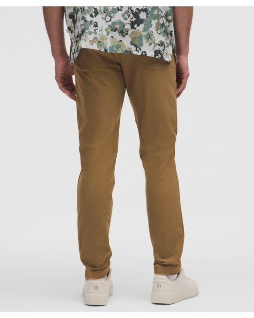 lululemon athletica Multicolor Abc Slim-fit Trousers Warpstreme - 37" - Color Brown - Size 31 for men