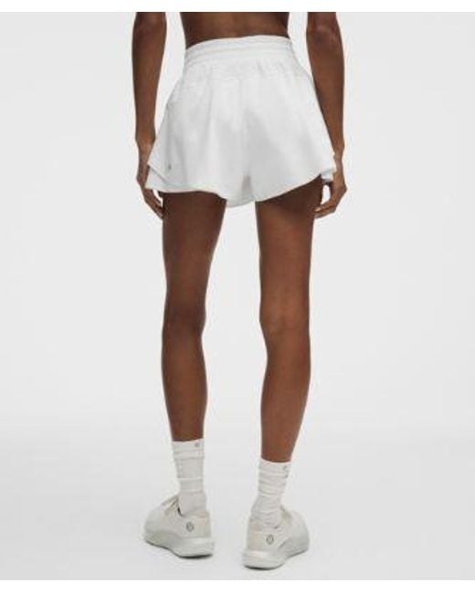 lululemon athletica White Shake It Out High-Rise Running Short 2.5"