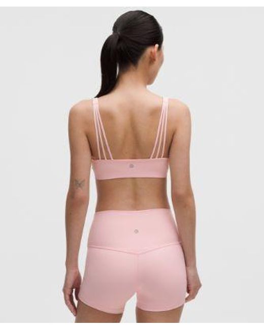 lululemon athletica Natural Flexyflex Squareneck Yoga Bra