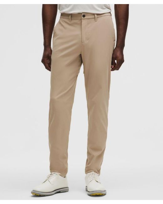 lululemon athletica Natural Abc Slim-Fit Golf Trouser 34L for men
