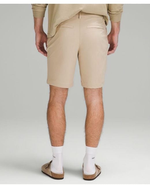 lululemon athletica Natural Abc Classic-fit Shorts Warpstreme - 9" - Color Khaki - Size 28 for men