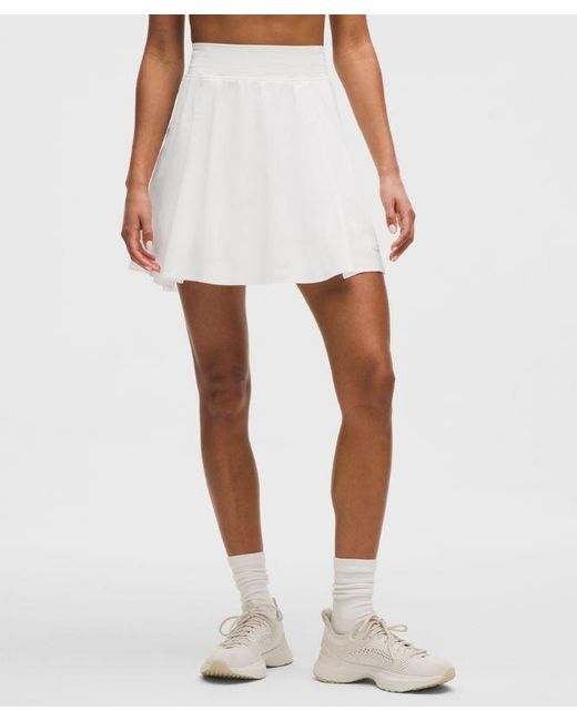lululemon athletica Blue A-Line Side-Pleat Tennis Skirt