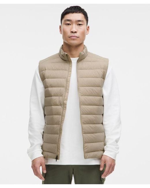 lululemon athletica Natural Navigation Down Vest for men