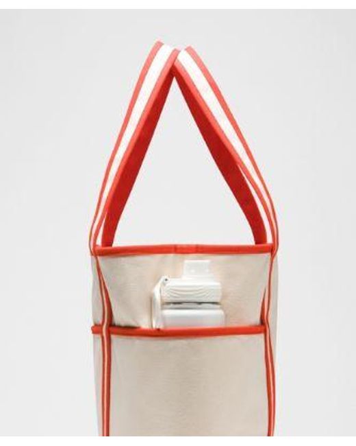lululemon athletica Red – Daily Multi-Pocket Zip-Top Tote Bag 18L –