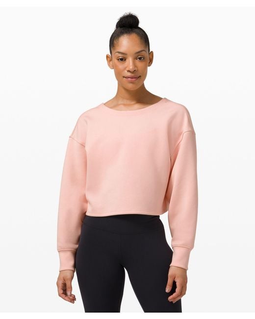 lululemon athletica Pink Twist Back-to-front Pullover