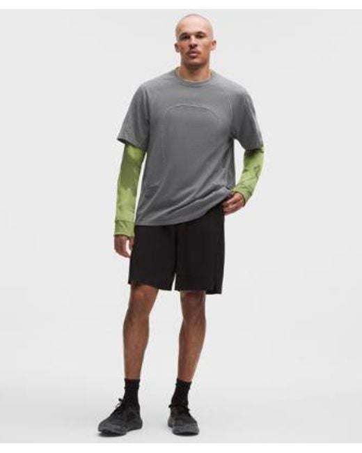 lululemon athletica Gray – Organic Jersey Short-Sleeve Shirt Slnsh Collection – – Size Large for men