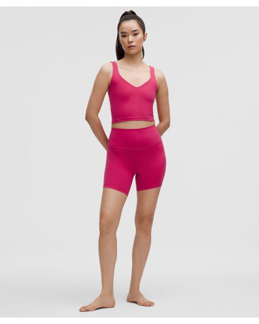 lululemon athletica Red Align Tank Top