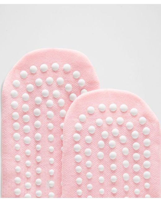 lululemon athletica Pink Find Your Balance Grip Tab Socks