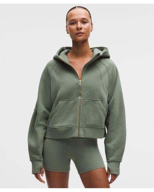lululemon athletica Green – Scuba Oversized Full-Zip Hoodie – – Size Xs/Small
