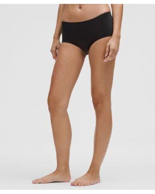lululemon athletica Pink Invisiwear Mid-Rise Boyshort Underwear