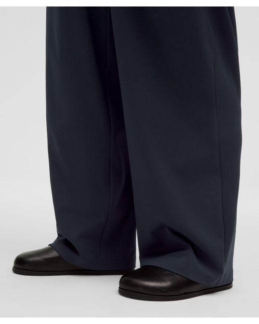 lululemon athletica Blue Daydrift High-Rise Wide-Leg Trouser