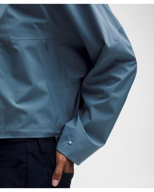 lululemon – Rain Chaser Jacket – – Size 14 in Blue | Lyst UK