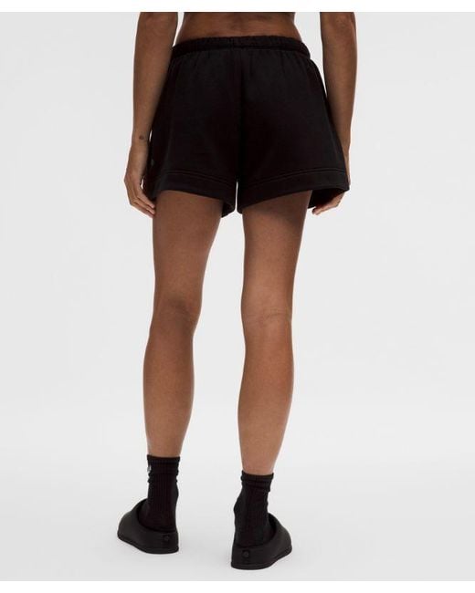 lululemon athletica Black Steady State Superloft Short 3.5"