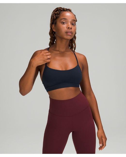 lululemon athletica Red – Flow Y Sports Bra Nulu Light Support, A–C Cups – –