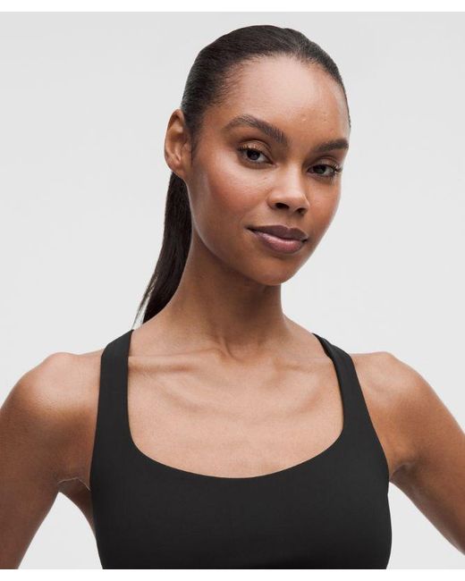 lululemon athletica Black Flexyflex Strappy Yoga Bra