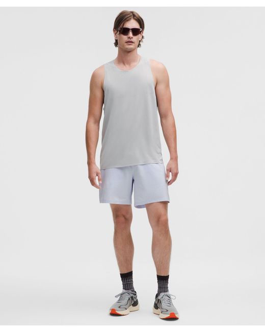 lululemon athletica White – Pace Breaker Linerless Shorts – 7" – – Size Large for men