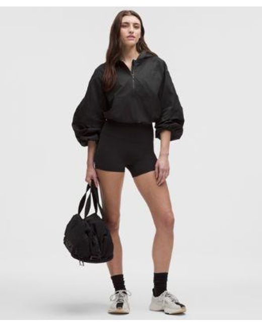 lululemon athletica Black Scuba Cropped Anorak