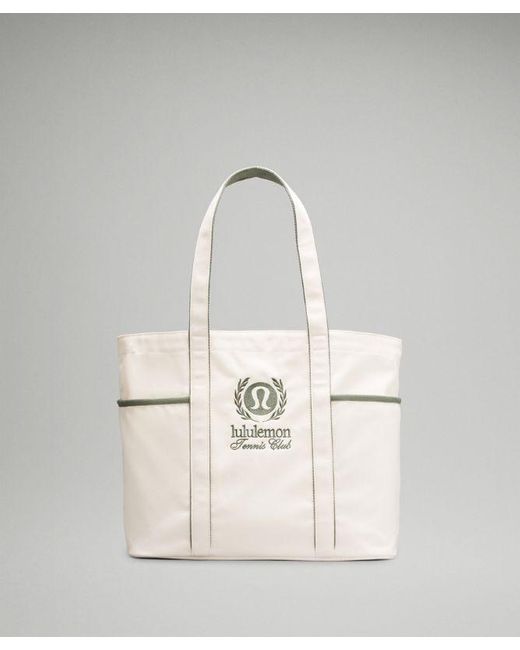 lululemon athletica White Daily Multi-Pocket Canvas Tote Bag 20L