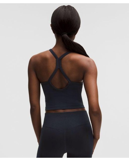 lululemon athletica Blue – Get Low Cross-Back Training Tank Top Light Support, B/C Cup – – Size Large