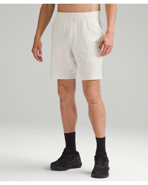 Mens white hotsell lululemon shorts
