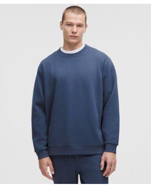 lululemon athletica Blue Steady State Crew for men