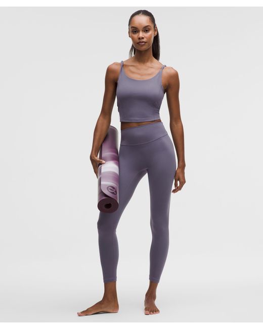lululemon Align Twist-Strap Cropped Tank Top in Blue | Lyst