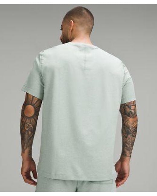 lululemon athletica Gray – Soft Jersey Short-Sleeve Shirt – /Pastel – for men