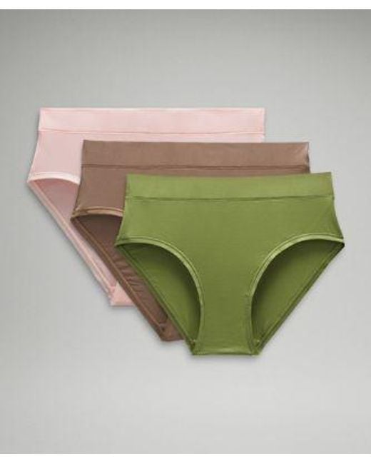 lululemon athletica Green – Underease High-Rise Bikini Underwear 3 Pack – // –