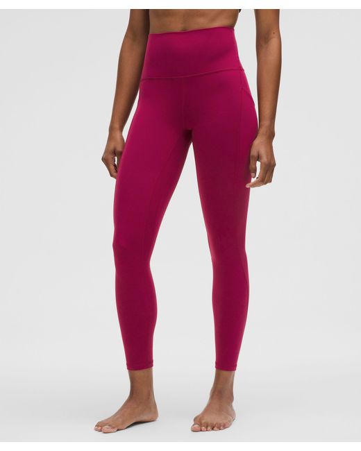 lululemon athletica Red Align High-Rise Pant With Pockets 25"