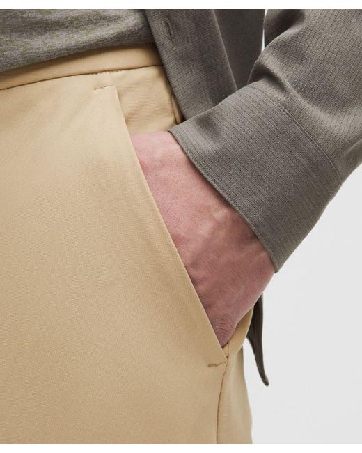 lululemon athletica Natural Abc Classic-fit Trousers 32"l Warpstreme - Color Khaki - Size 28 for men