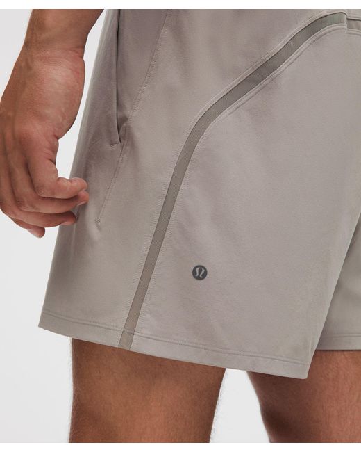 lululemon athletica White Pace Breaker Lined Short 5" for men