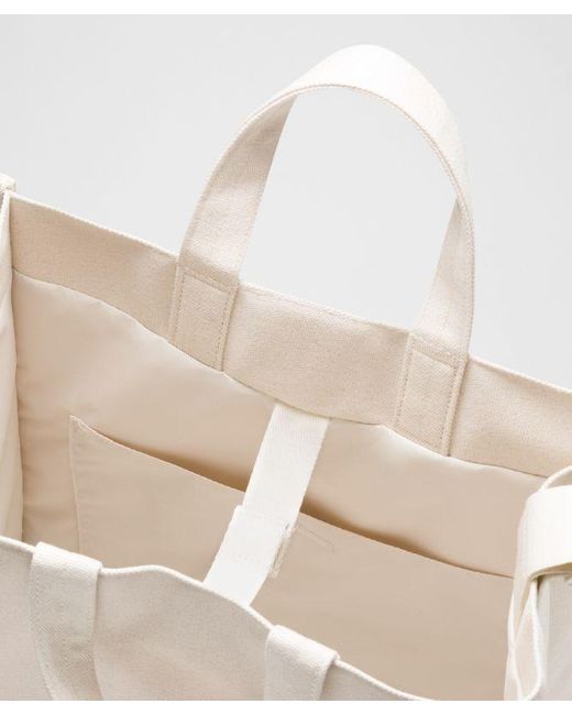 lululemon athletica White – Canvas Market Tote Bag 19L –