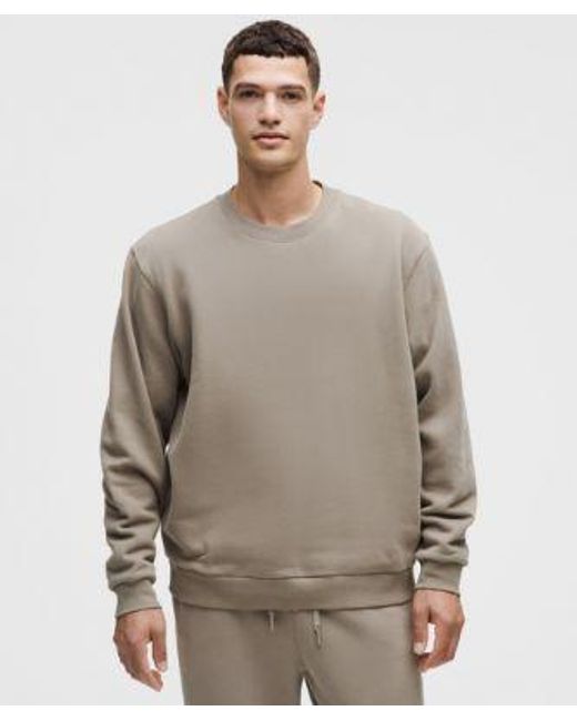 lululemon athletica Gray Steady State Crew for men