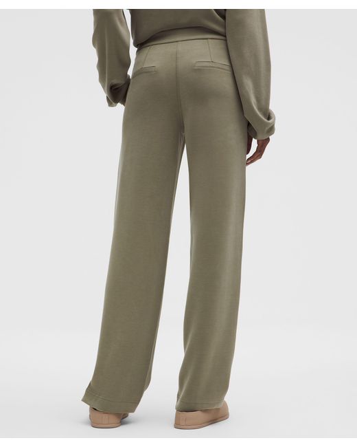 lululemon athletica Natural Softstreme Pintuck Mid-Rise Pant