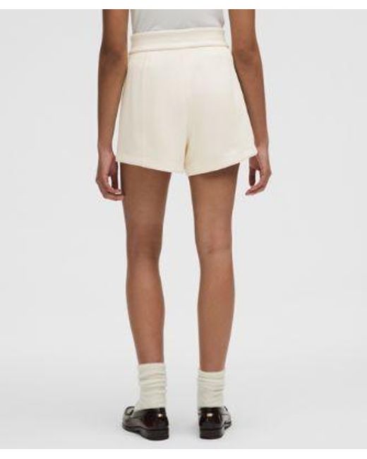 lululemon athletica Natural Softstreme High-Rise Short 4"