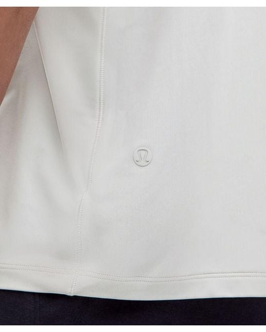 lululemon athletica White Brushed Yoga Crewneck T-Shirt for men