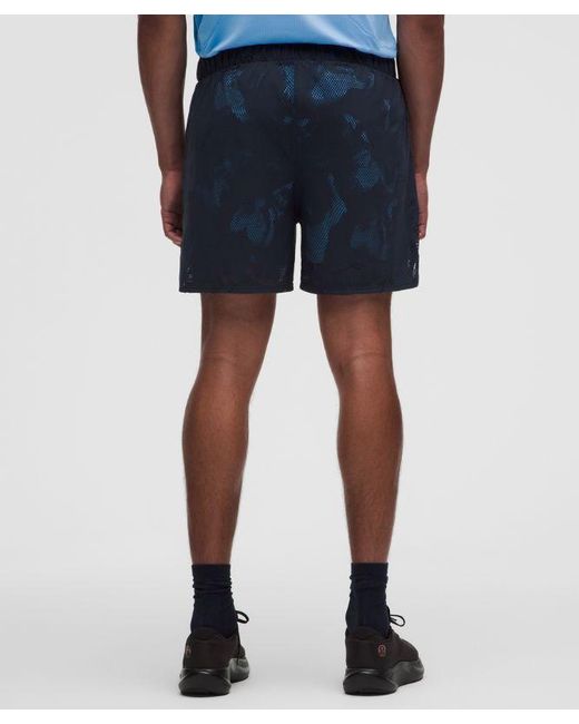 lululemon athletica Blue – Jacquard-Knit Shorts Slnsh Collection – 5" – – Size Large for men