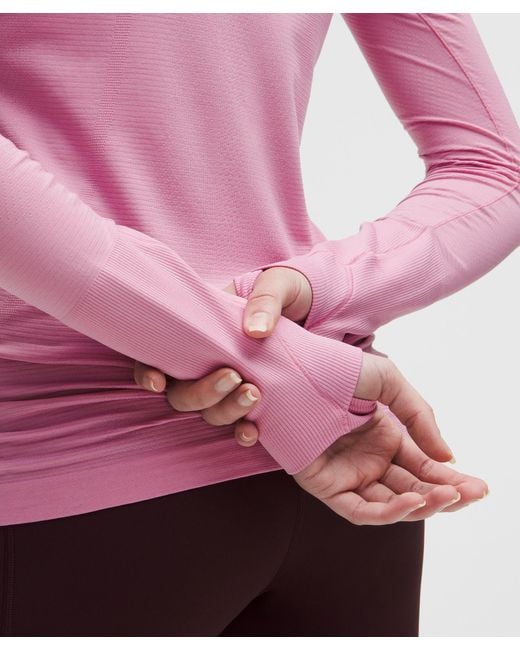 lululemon athletica Pink Swiftly Tech Long-Sleeve Shirt 2