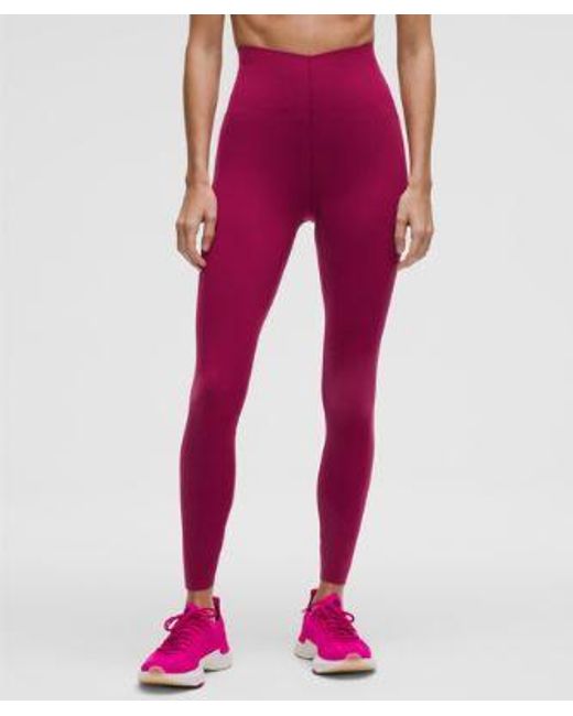 lululemon athletica Red Glow Up Super-High-Rise Tight 28"