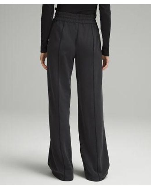 lululemon athletica Ribbed Softstreme Mid-rise Pants - 32.5" - Color Black - Size 0