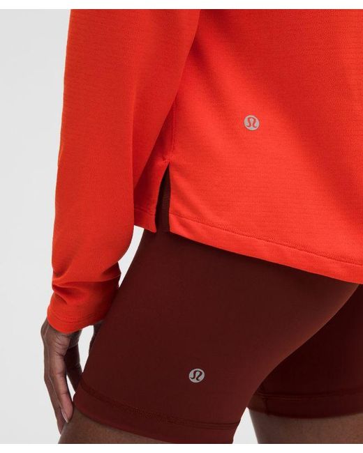 lululemon athletica Red License To Train Classic-Fit Long-Sleeve Shirt