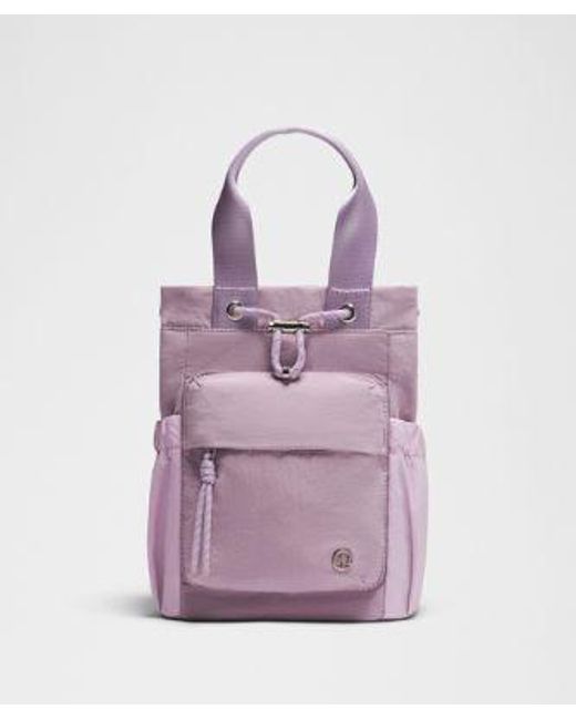 lululemon athletica Purple Convertible Drawstring Bucket Bag Mini 5L