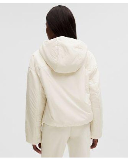 lululemon athletica Natural – Thermozen Insulated Hoodie – – Size Large