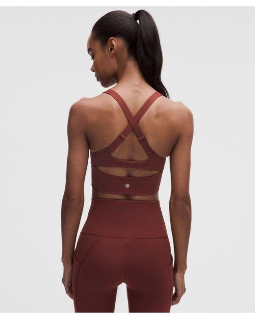 lululemon athletica Red – Like A Cloud Train Sports Bra Medium Support, B/C Cup – – Size 16